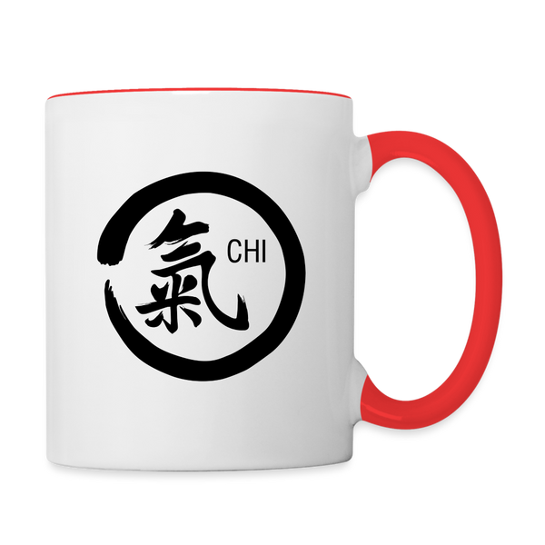 Chi Coffee Mug - white/red