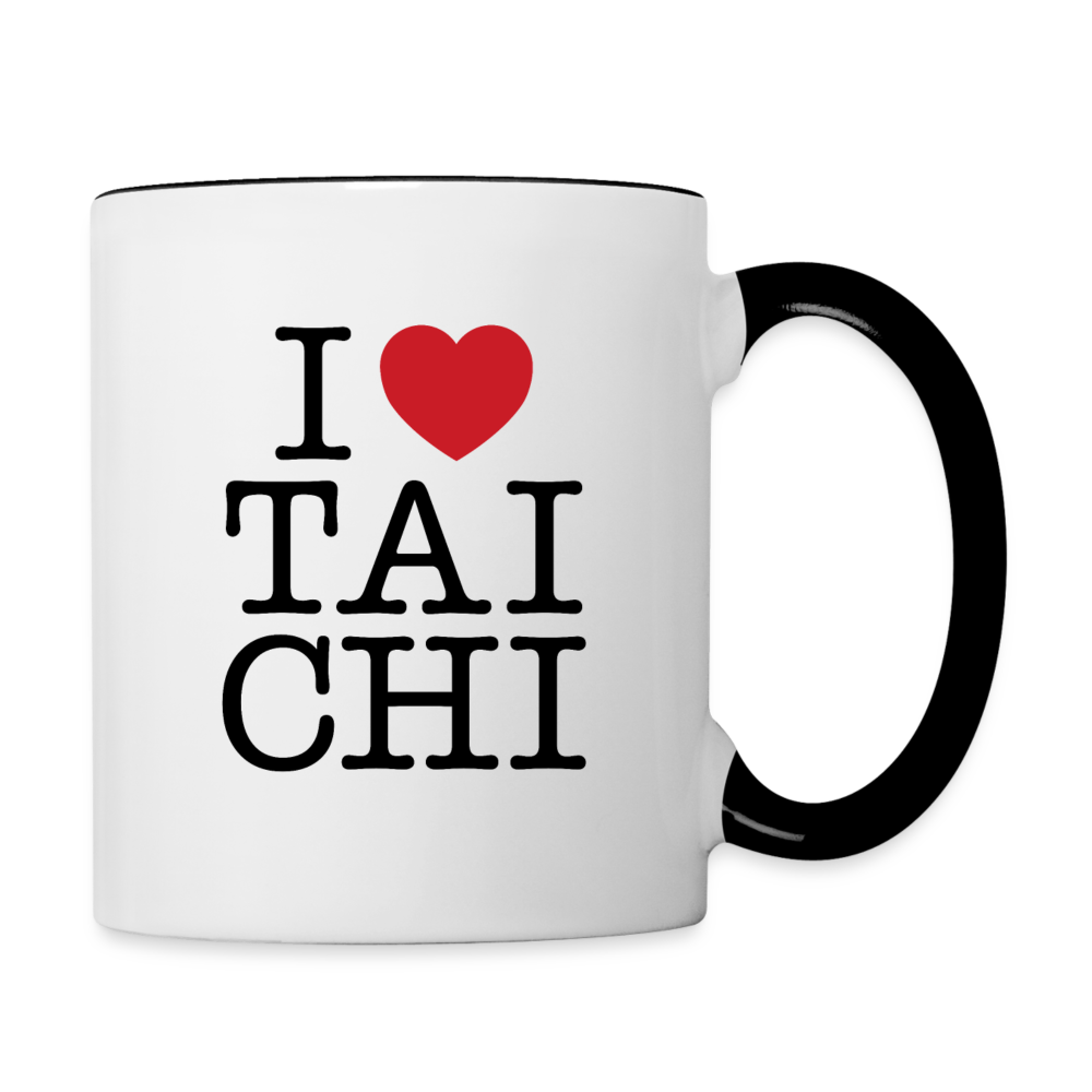 I Love Tai Chi Coffee Mug - white/black