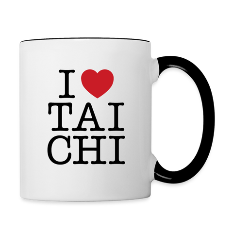 I Love Tai Chi Coffee Mug - white/black