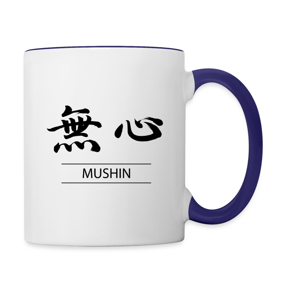 Mushin Coffee Mug - white/cobalt blue