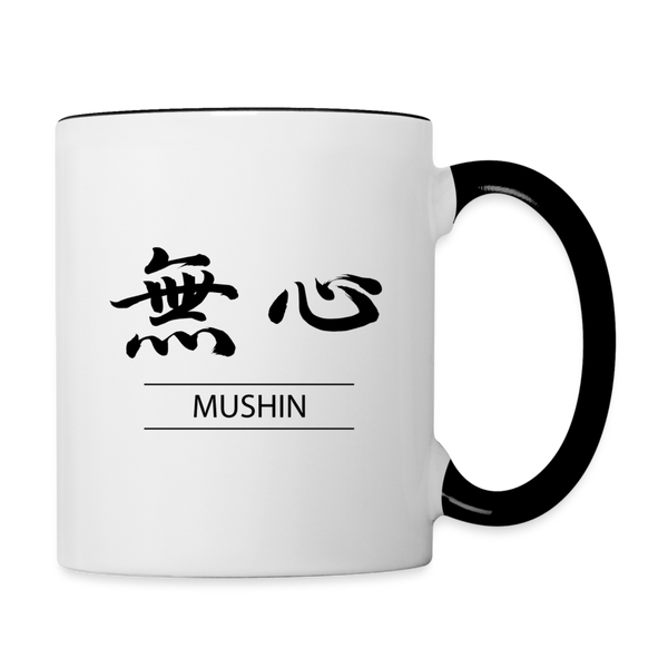 Mushin Coffee Mug - white/black