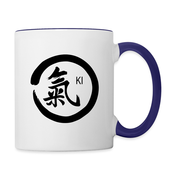 Ki Coffee Mug - white/cobalt blue