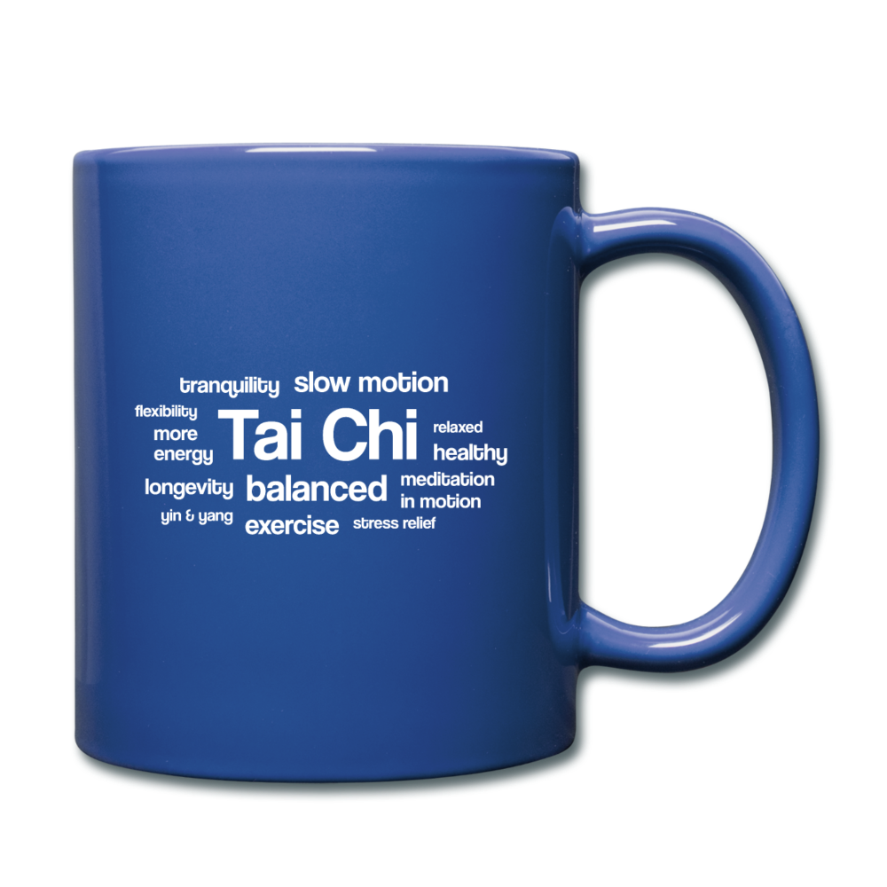 Tai Chi Health Benefits Mug - royal blue