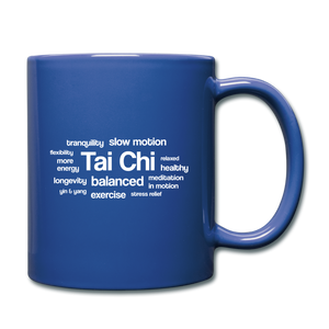 Tai Chi Health Benefits Mug - royal blue